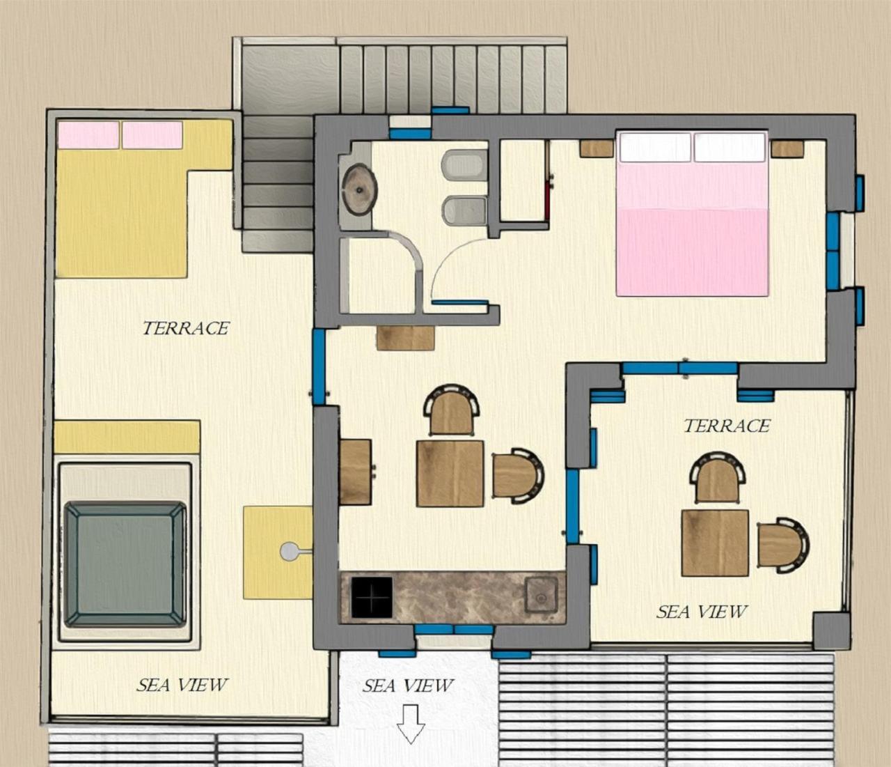 Tilos Villa Livadia  Habitación foto